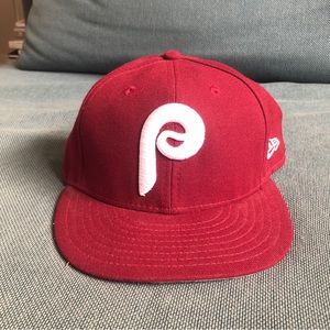 New Era Philadelphia Phillies Maroon 59Fifty Fitted Hat